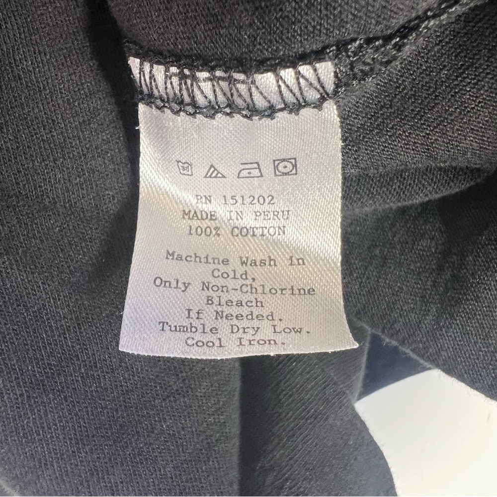 Catherine Gee Embroidered Bolt Tee Black Size XL - Picture 12 of 14